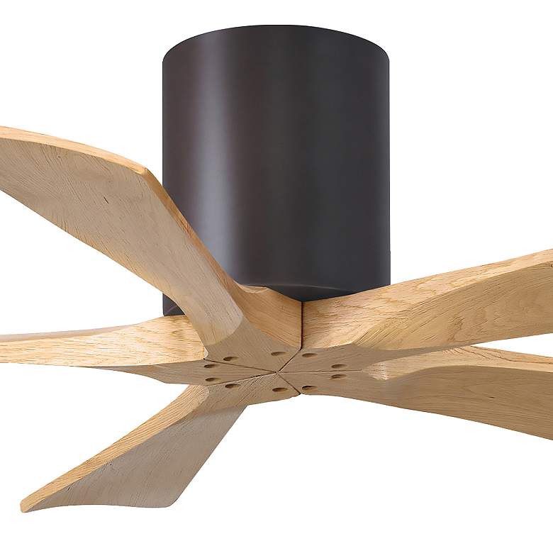Image 5 42" Irene-5H Textured Bronze and Light Maple Ceiling Fan more views