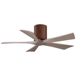 42" Irene-5H Walnut and Gray Ash Ceiling Fan