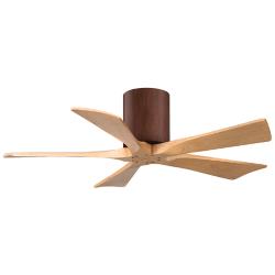 42" Irene-5H Walnut and Light Maple Tone Ceiling Fan