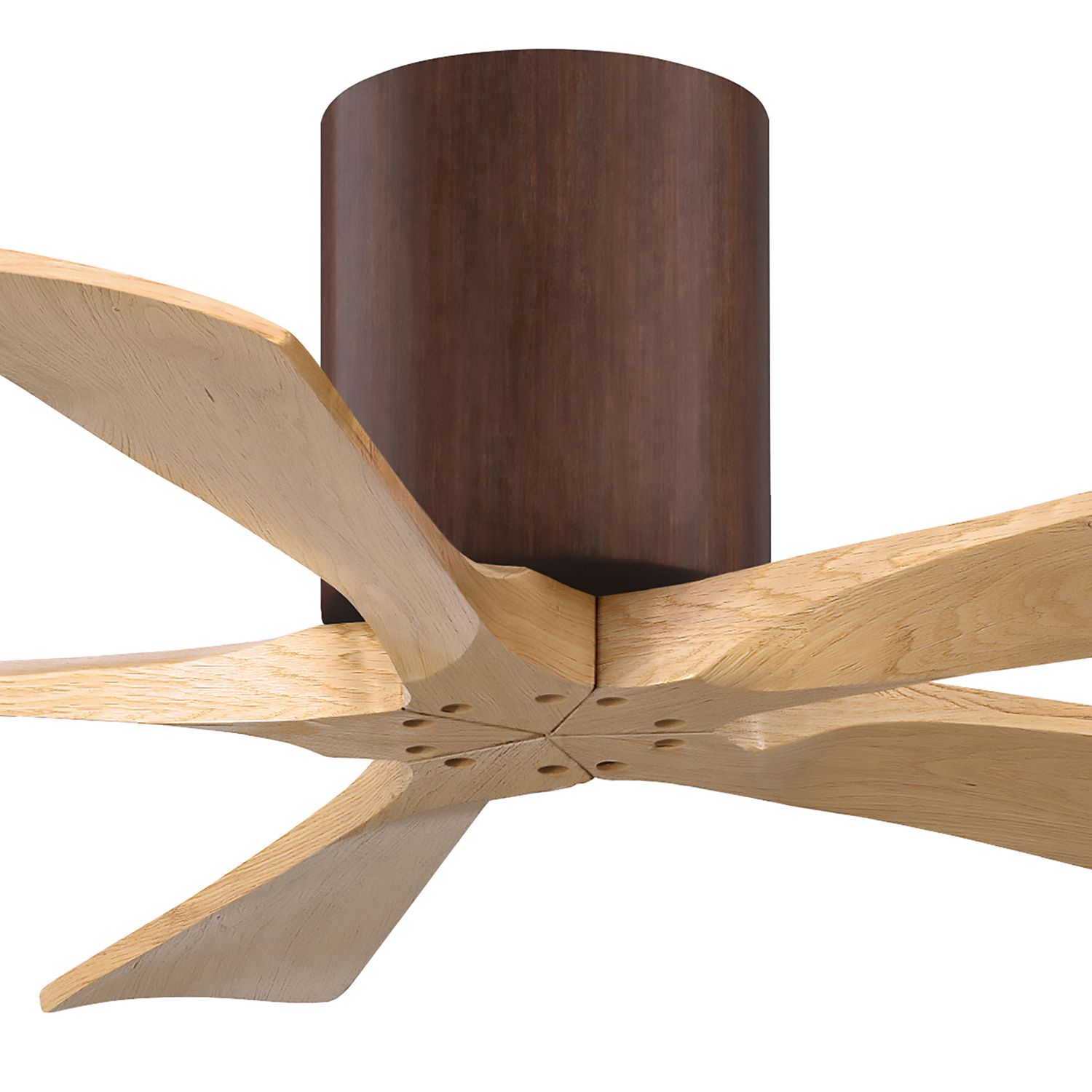 Image 5 42" Irene-5H Walnut and Light Maple Tone Ceiling Fan more views