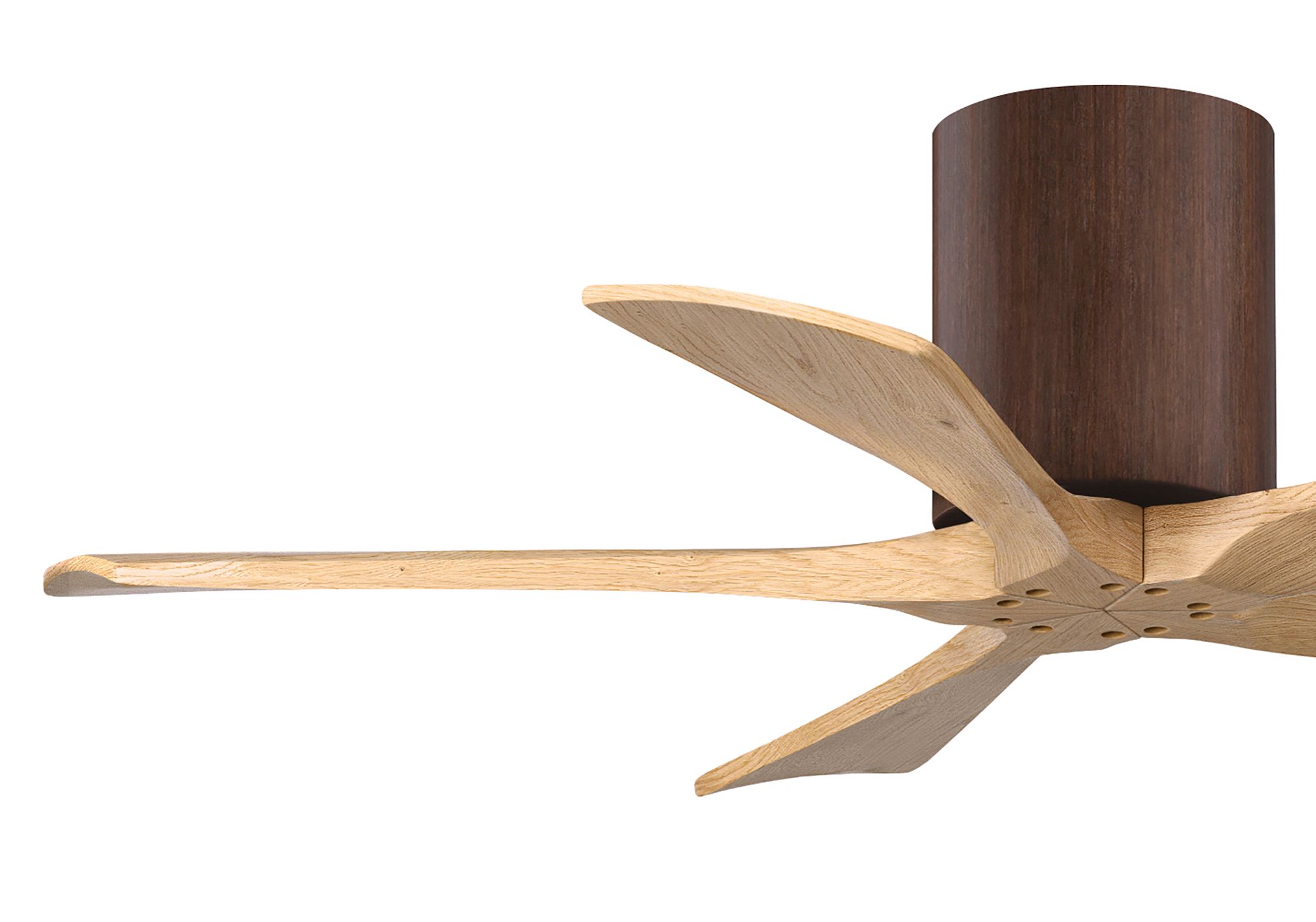 42" Irene-5H Walnut and Light Maple Tone Ceiling Fan