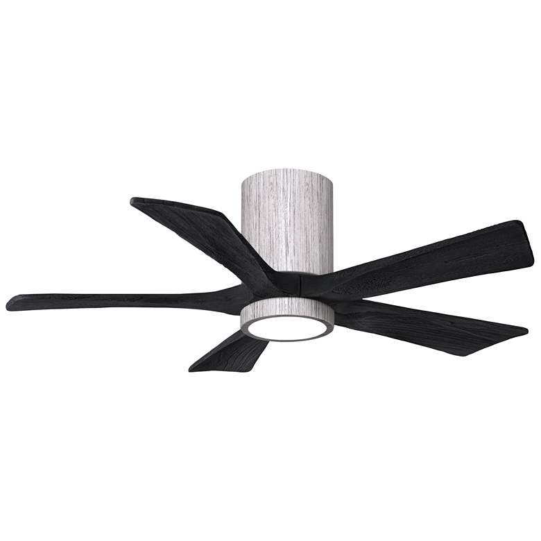 Image 1 42" Irene-5HLK Barnwood and Matte Black LED Ceiling Fan