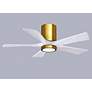 6_42" Irene-5HLK Brushed Brass and Matte White LED Ceiling Fan more views