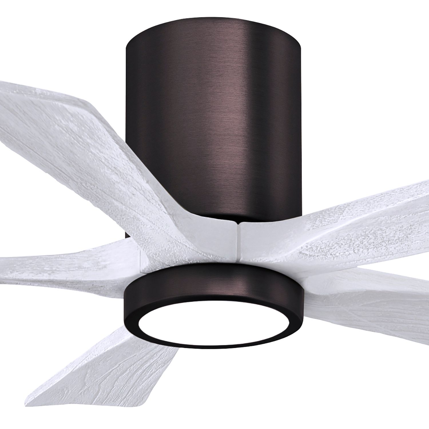 Image 2 42" Irene-5HLK Brushed Bronze and White LED Ceiling Fan more views