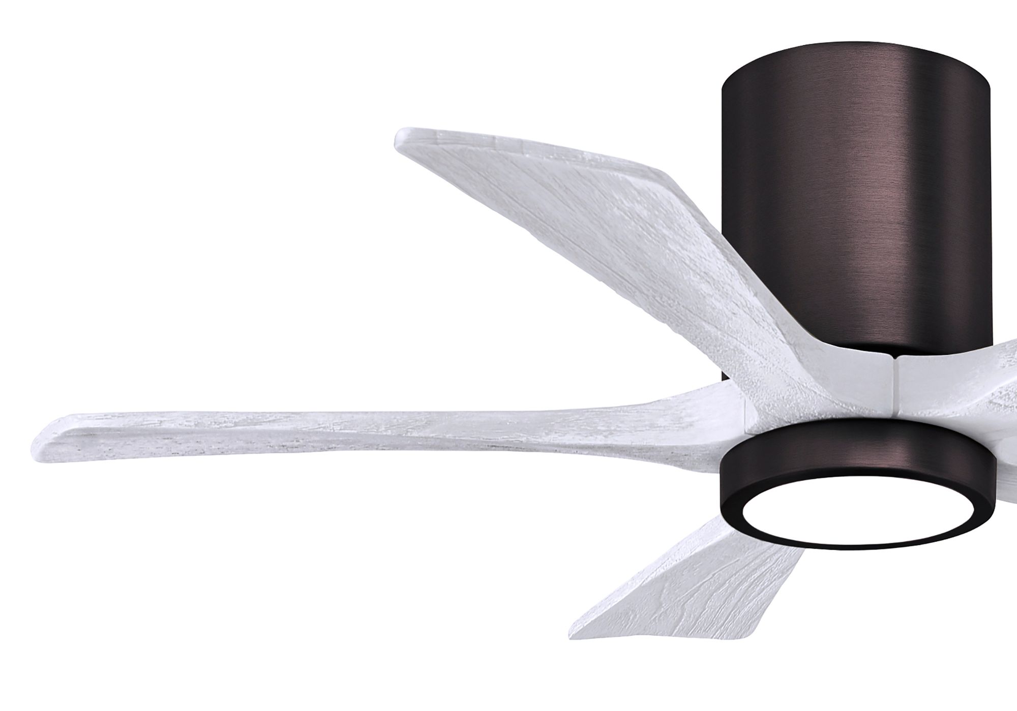 Image 3 42" Irene-5HLK Brushed Bronze and White LED Ceiling Fan more views