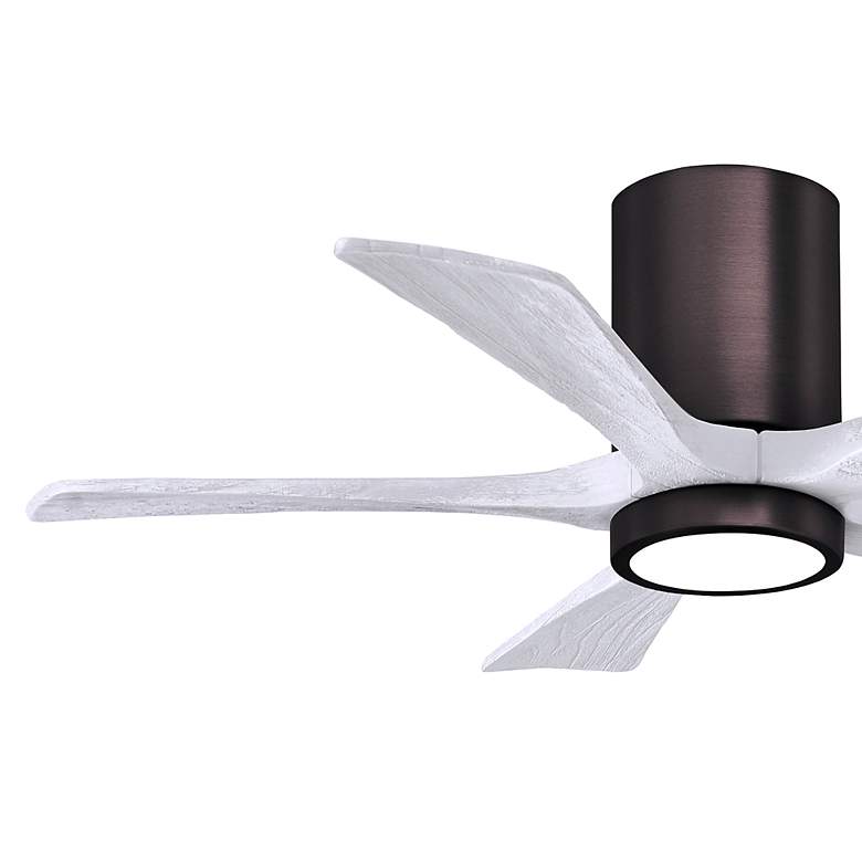 Image 3 42" Irene-5HLK Brushed Bronze and White LED Ceiling Fan more views