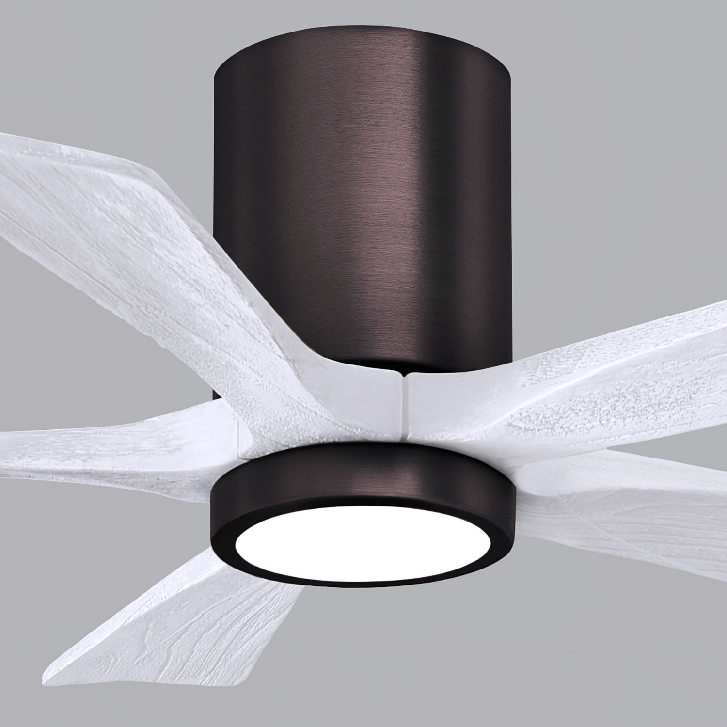 Image 7 42" Irene-5HLK Brushed Bronze and White LED Ceiling Fan more views