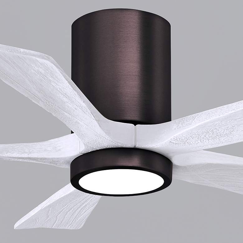 Image 7 42" Irene-5HLK Brushed Bronze and White LED Ceiling Fan more views