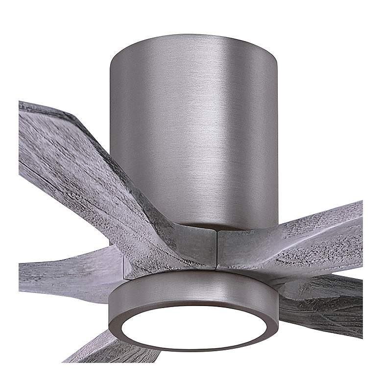 Image 3 42" Irene-5HLK Brushed Pewter and Barnwood Ceiling Fan more views