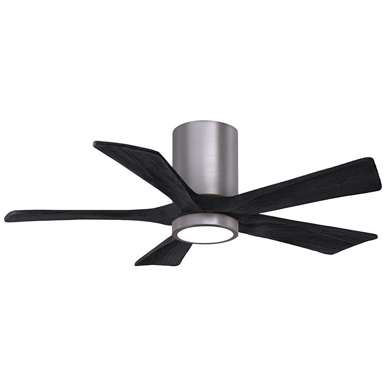 Image 1 42 inch Irene-5HLK Brushed Pewter and Matte Black Ceiling Fan