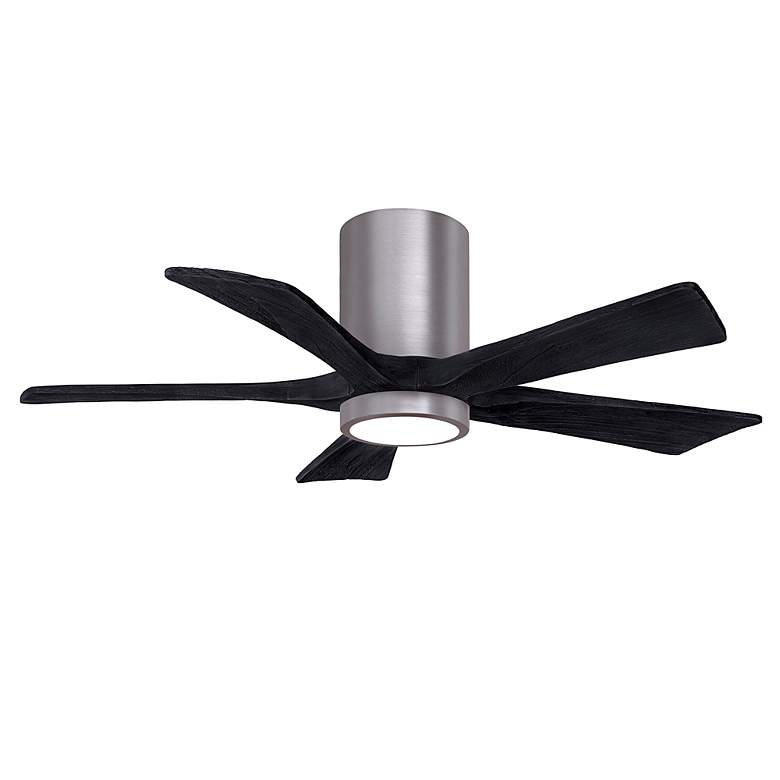 Image 2 42" Irene-5HLK Brushed Pewter and Matte Black Ceiling Fan more views