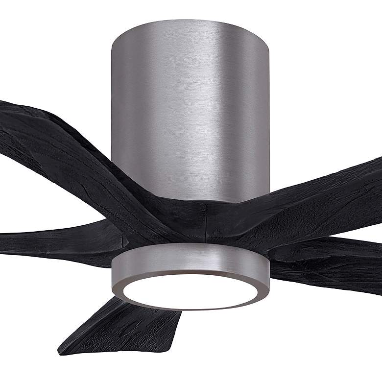 Image 7 42" Irene-5HLK Brushed Pewter and Matte Black Ceiling Fan more views