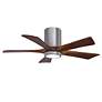 2_42" Irene-5HLK Brushed Pewter and Walnut Tone Ceiling Fan more views