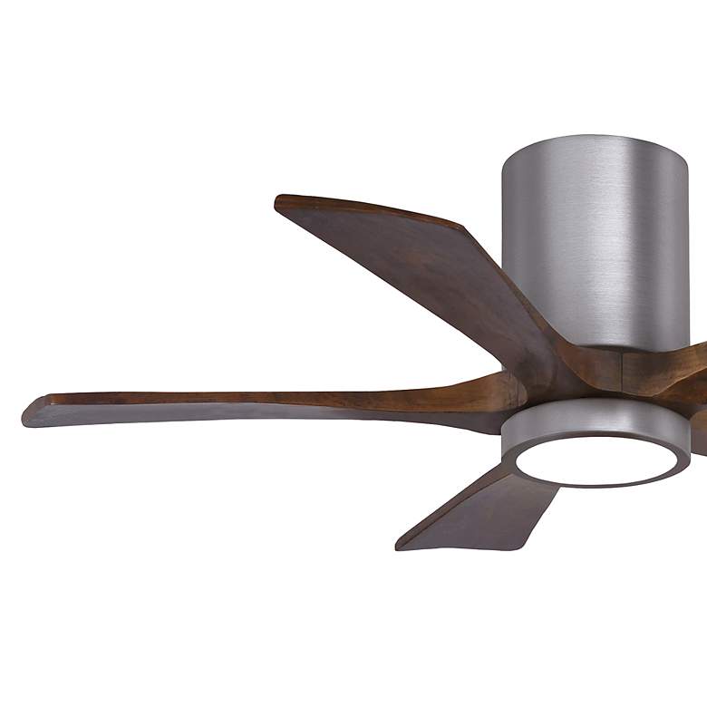 Image 6 42" Irene-5HLK Brushed Pewter and Walnut Tone Ceiling Fan more views