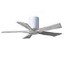 2_42" Irene-5HLK LED Damp Gloss White Barn Wood Ceiling Fan with Remote more views