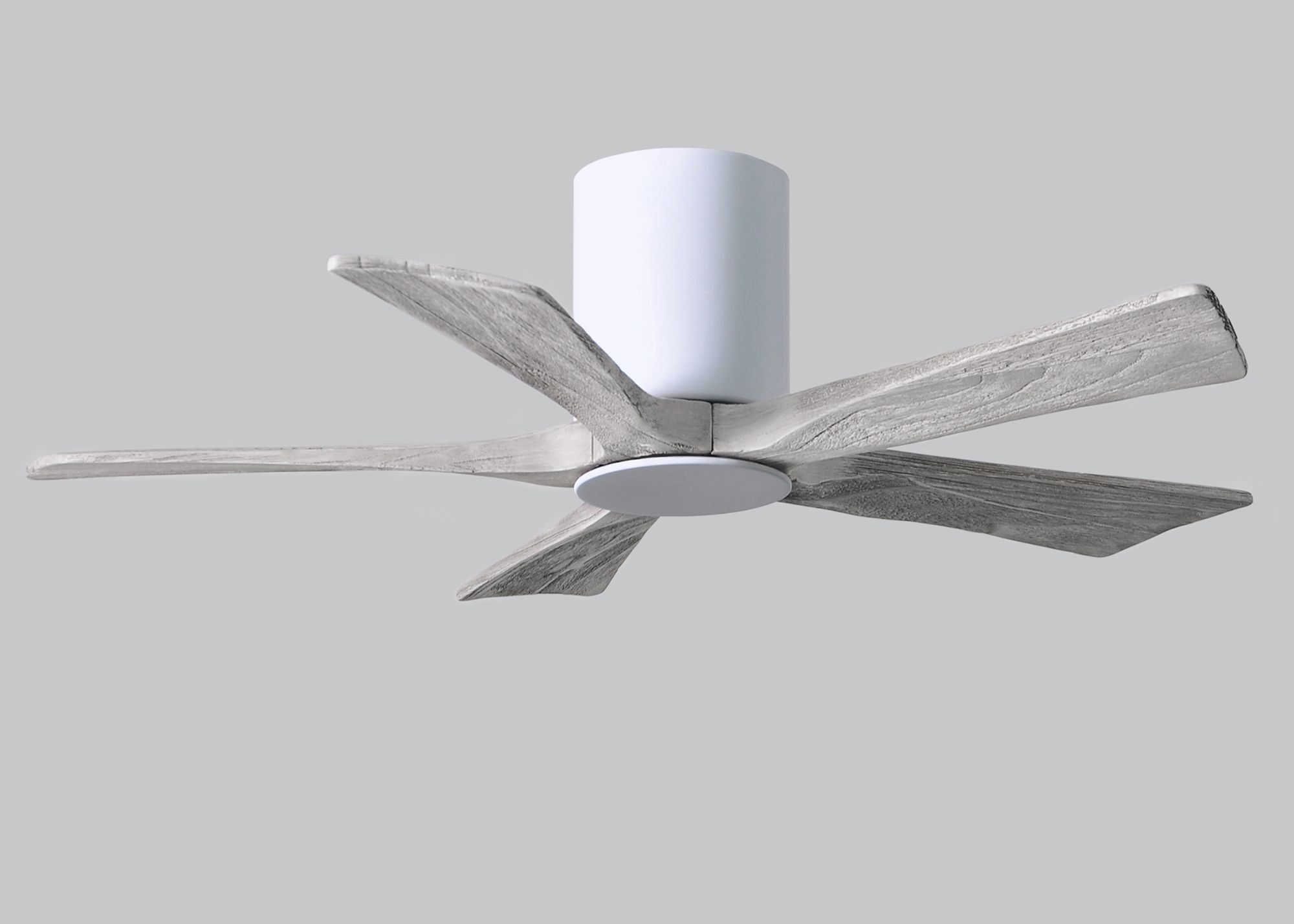 Image 6 42" Irene-5HLK LED Damp Gloss White Barn Wood Ceiling Fan with Remote more views