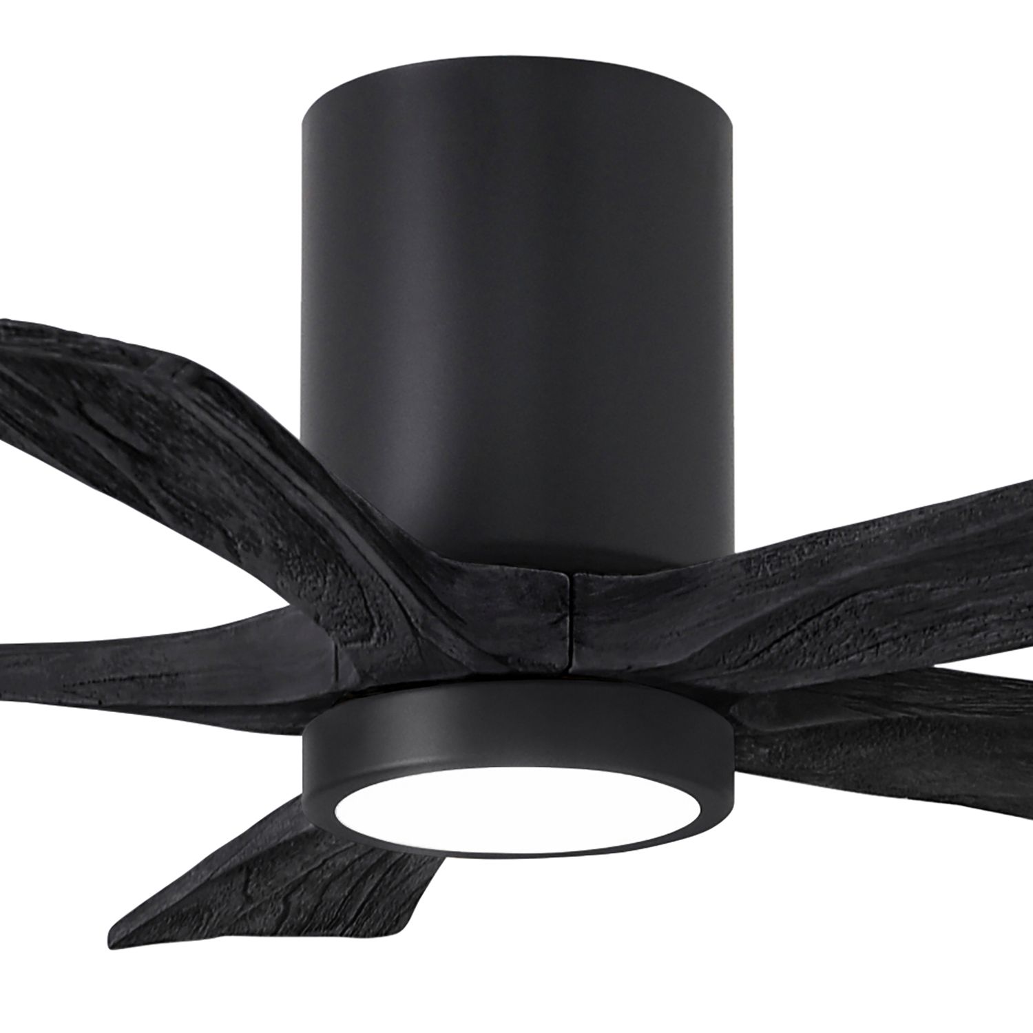Image 2 42" Irene-5HLK Matte Black LED Hugger Ceiling Fan more views