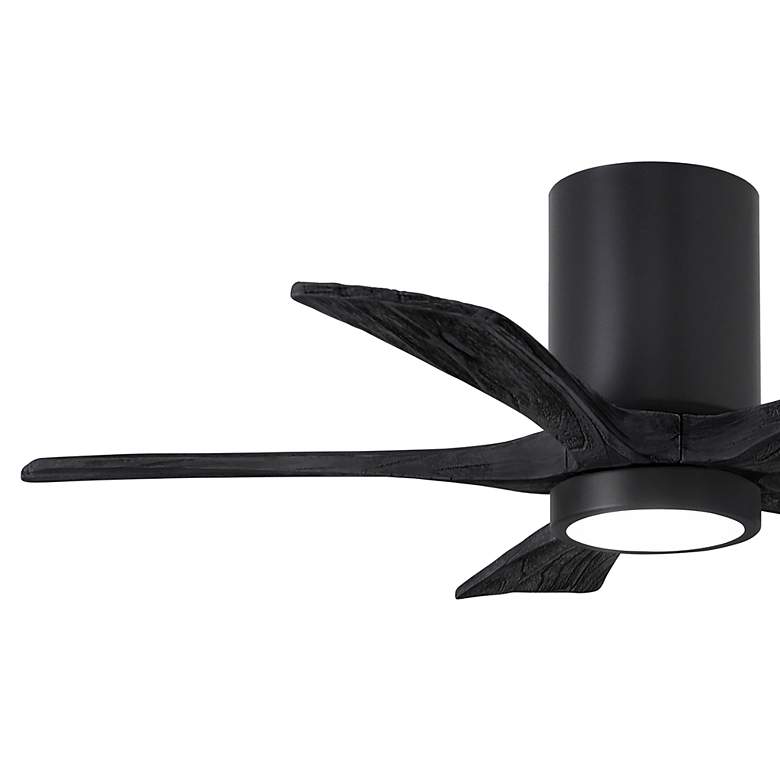 Image 3 42" Irene-5HLK Matte Black LED Hugger Ceiling Fan more views