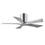 2_42" Irene-5HLK Polished Chrome and Barn Wood LED Ceiling Fan more views