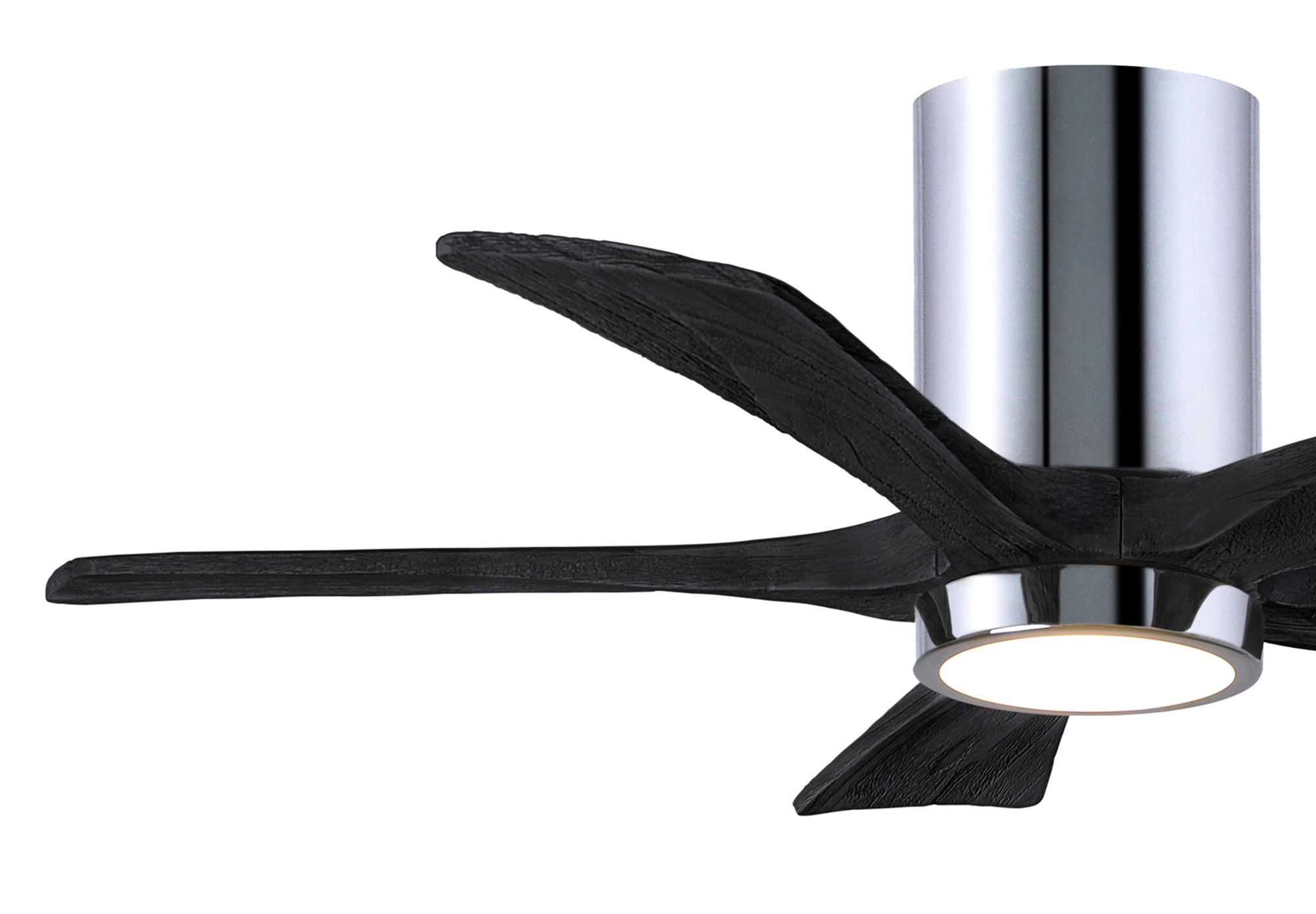 Image 3 42" Irene-5HLK Polished Chrome and Black LED Ceiling Fan more views