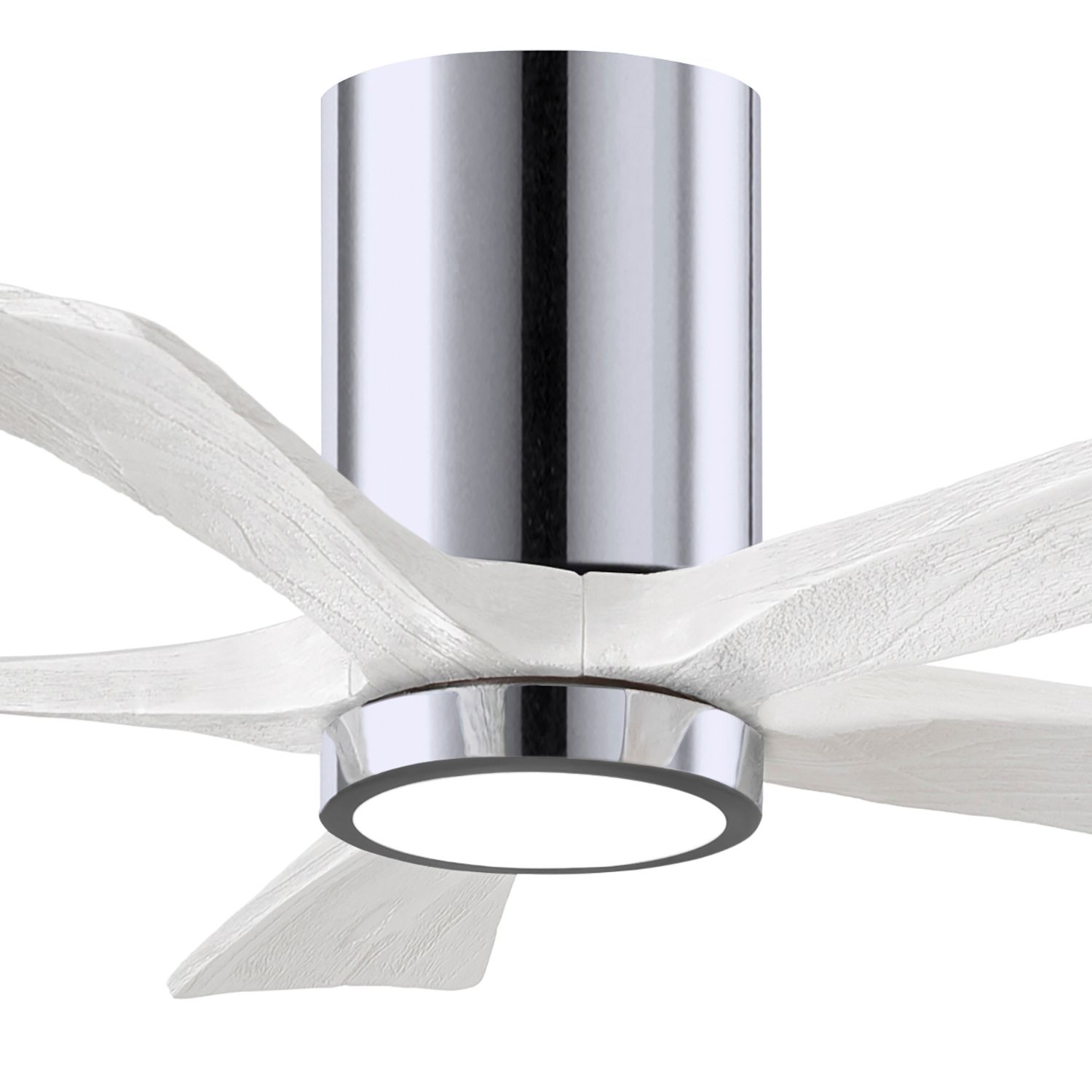 Image 2 42" Irene-5HLK Polished Chrome and White LED Ceiling Fan more views
