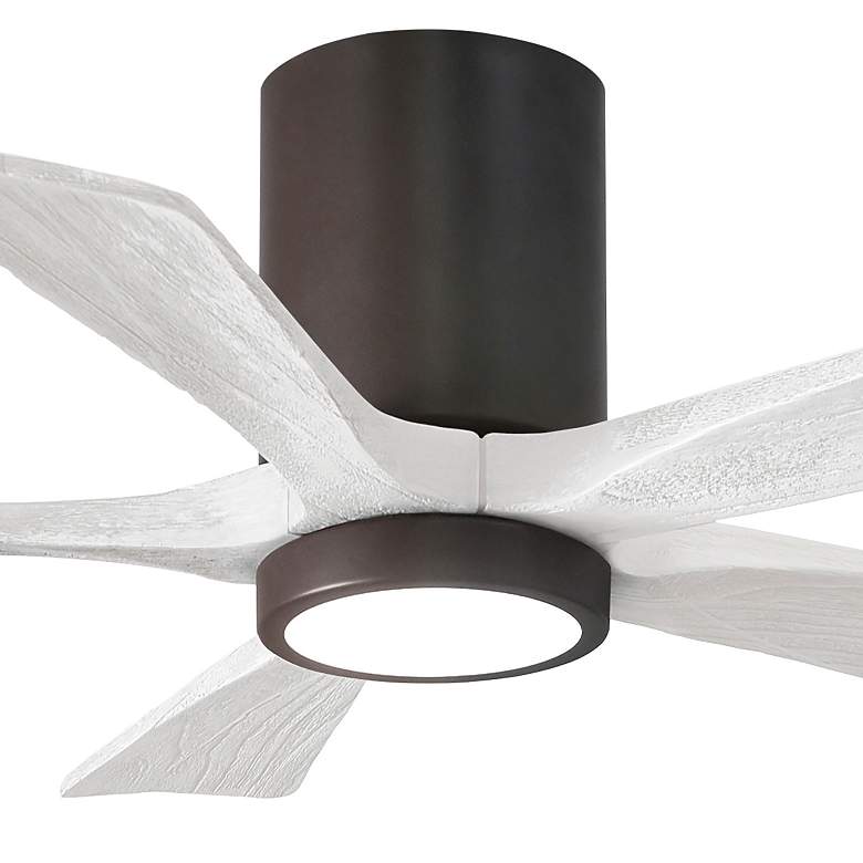 Image 2 42" Irene-5HLK Textured Bronze and White LED Ceiling Fan more views
