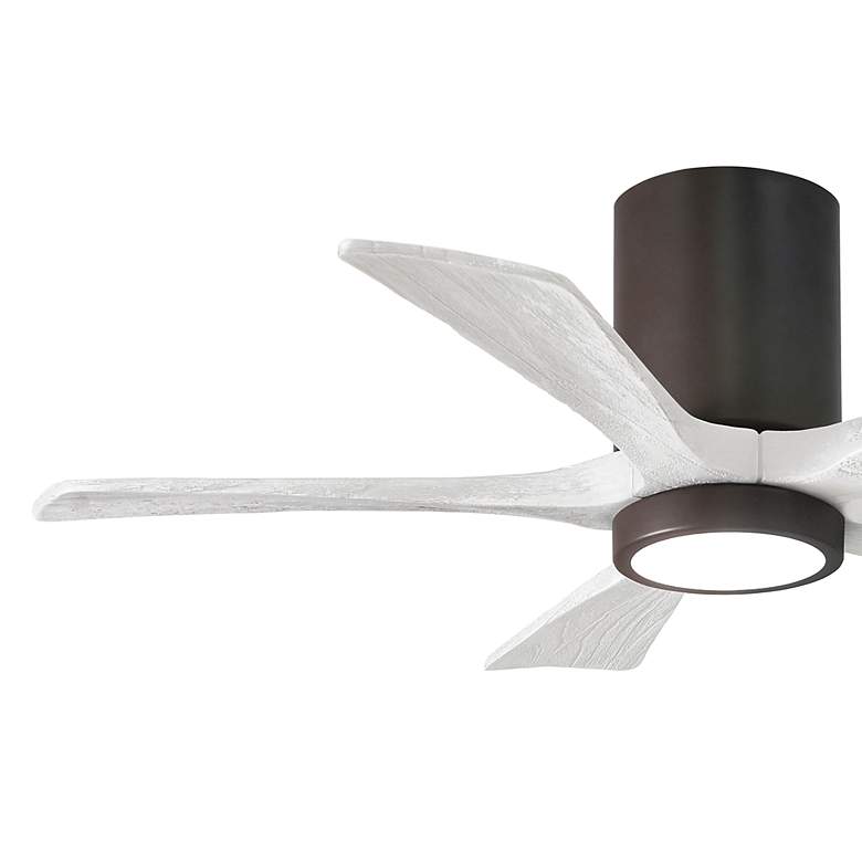 Image 3 42" Irene-5HLK Textured Bronze and White LED Ceiling Fan more views