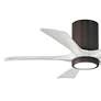 3_42" Irene-5HLK Textured Bronze and White LED Ceiling Fan more views