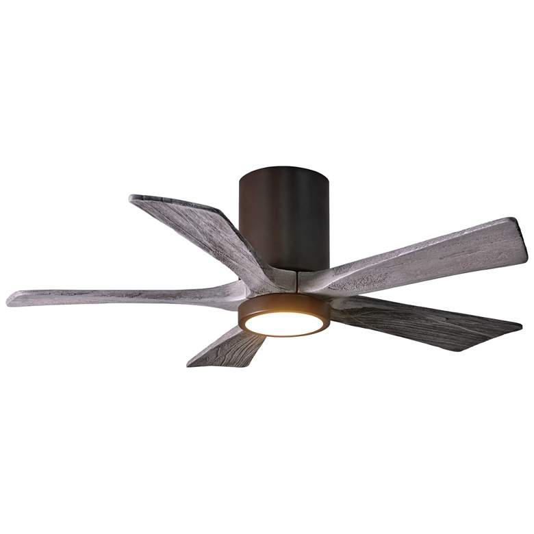 Image 2 42" Irene-5HLK Textured Bronze LED Damp Hugger Ceiling Fan with Remote