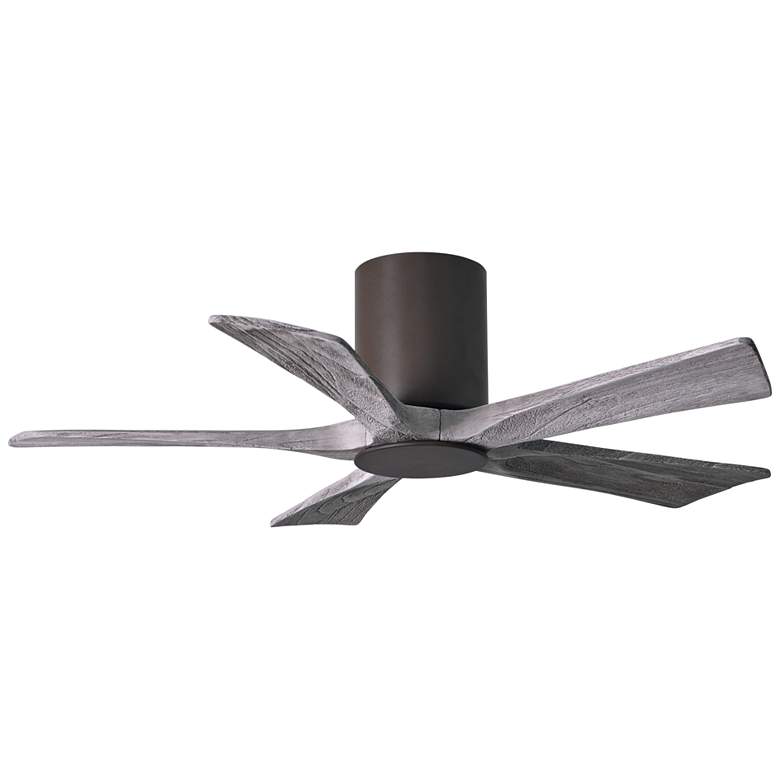 Image 4 42 inch Irene-5HLK Textured Bronze LED Damp Hugger Ceiling Fan with Remote more views