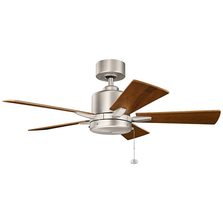 Image 2 42 inch Kichler Bowen Brushed Nickel Ceiling Fan with Pull Chain