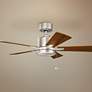 42" Kichler Bowen Brushed Nickel Ceiling Fan with Pull Chain