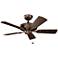 42" Kichler Kevlar Climates Copper Outdoor Ceiling Fan with Pull Chain