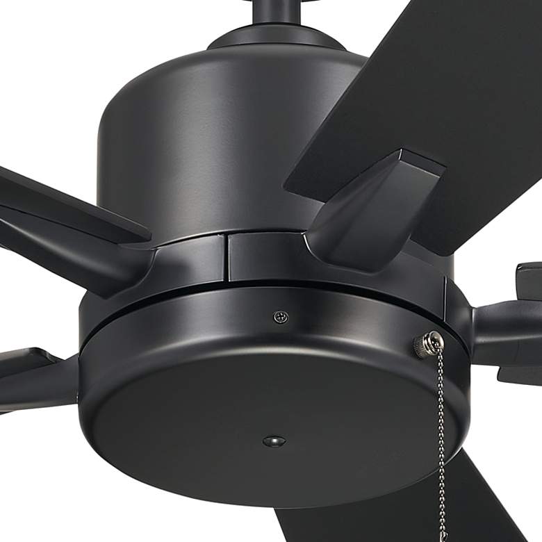 Image 2 42 inch Kichler Lucian II Satin Black Pull-Chain Indoor Ceiling Fan more views