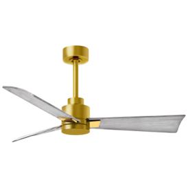 42" Matthews Alessandra Brass and Barnwood Ceiling Fan with Remote 42" Matthews Alessandra Brass and Barnwood Ceiling Fan with Remote