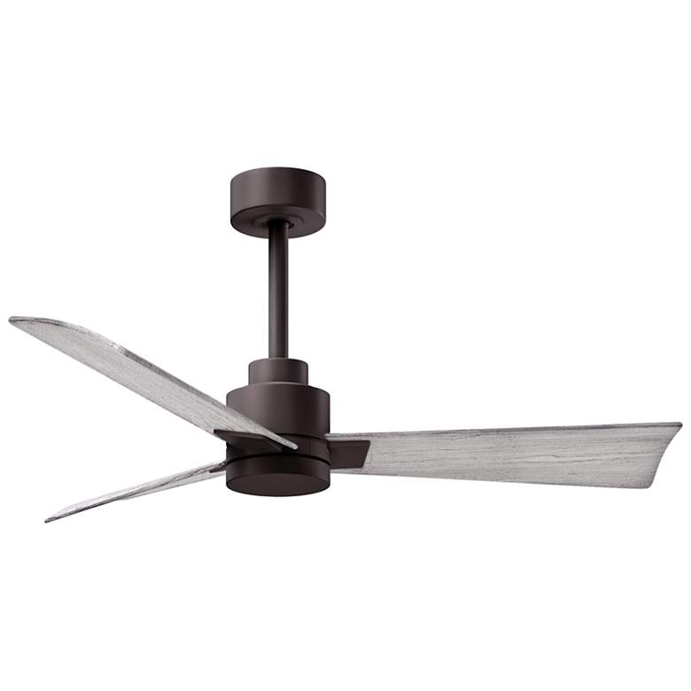 Image 2 42" Matthews Alessandra Bronze and Barnwood Ceiling Fan with Remote