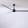 1_42" Matthews Alessandra Bronze and Barnwood Ceiling Fan with Remote