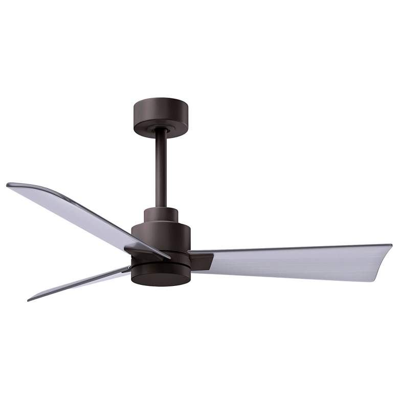 Image 1 42 inch Matthews Alessandra Bronze and Nickel Ceiling Fan with Remote