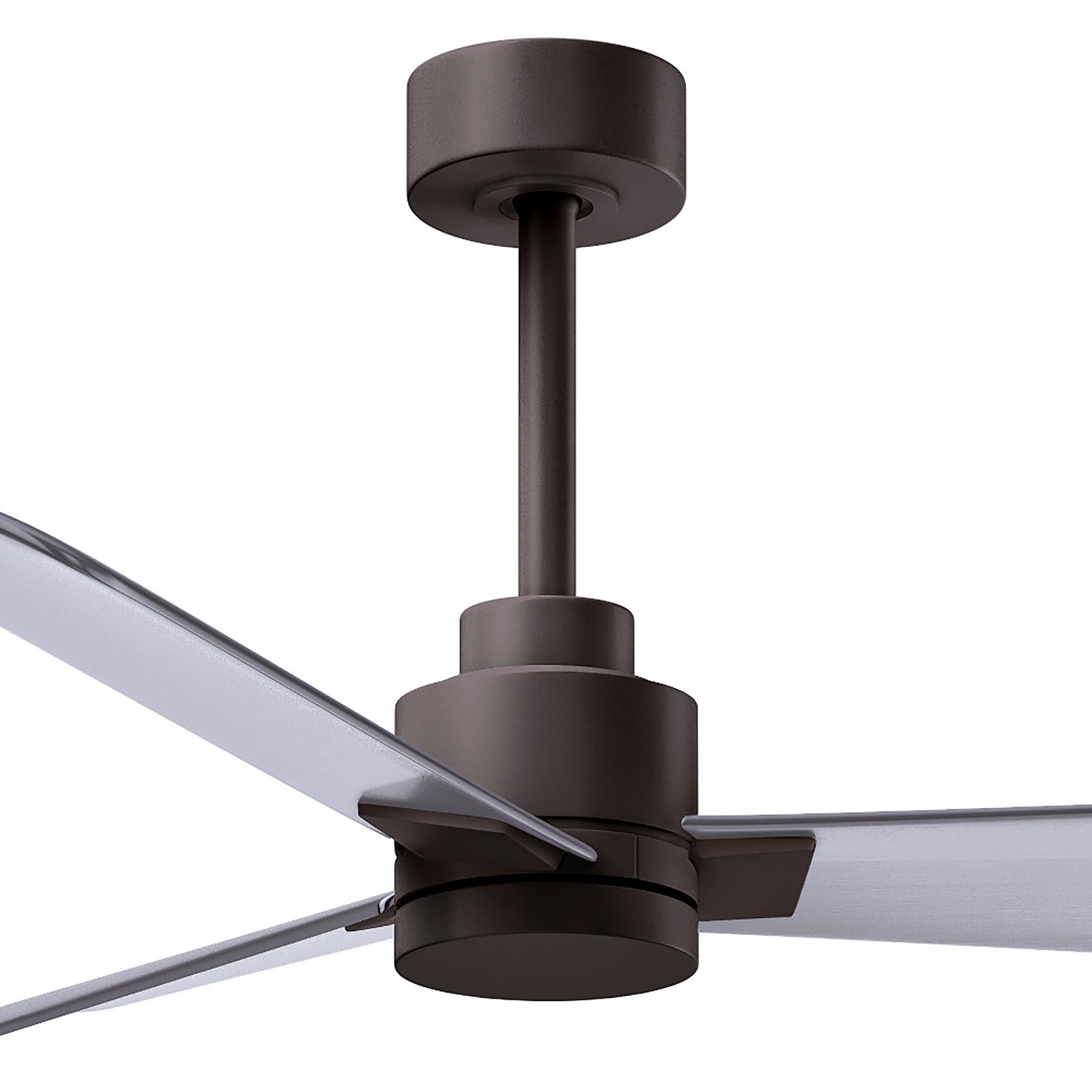 Image 3 42" Matthews Alessandra Bronze and Nickel Ceiling Fan with Remote more views