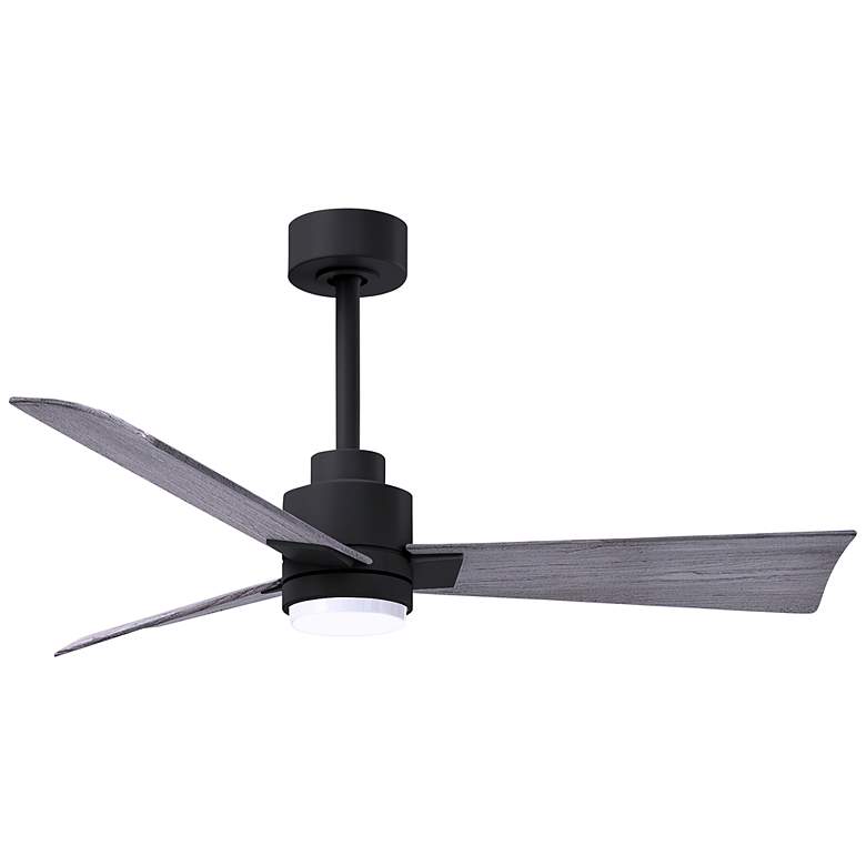 Image 2 42" Matthews Alessandra LED Black Barnwood Ceiling Fan with Remote