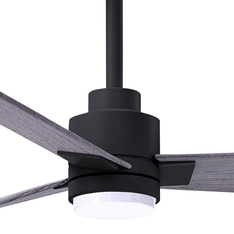 Image 3 42" Matthews Alessandra LED Black Barnwood Ceiling Fan with Remote more views