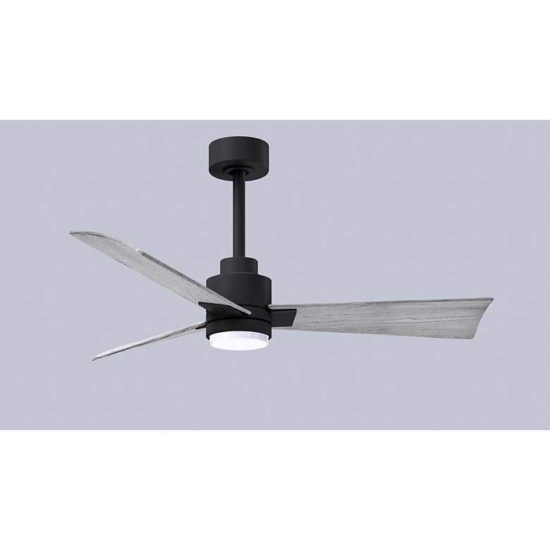 Image 5 42" Matthews Alessandra LED Black Barnwood Ceiling Fan with Remote more views