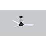 7_42" Matthews Alessandra Matte Black and White Ceiling Fan with Remote more views
