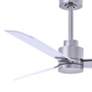 4_42" Matthews Alessandra Nickel and Matte White Ceiling Fan with Remote more views