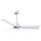 42" Matthews Alessandra Wet LED Matte White Ceiling Fan with Remote