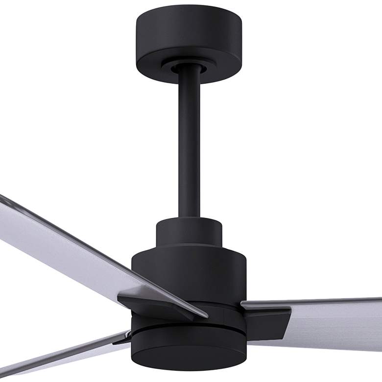 Image 2 42" Matthews Alessandra Wet Rated Black and Ceiling Fan with Remote more views