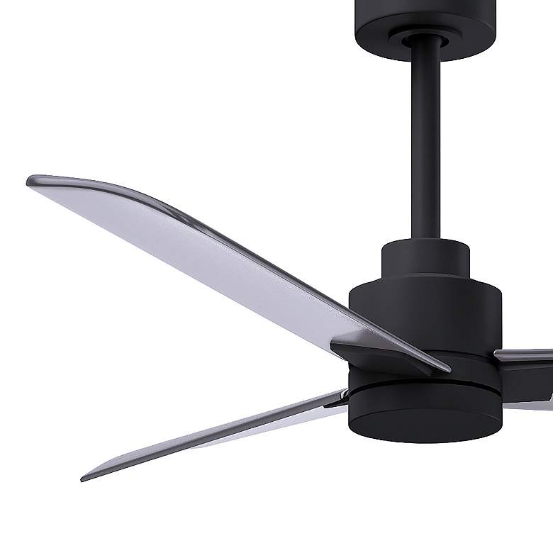 Image 4 42" Matthews Alessandra Wet Rated Black and Ceiling Fan with Remote more views
