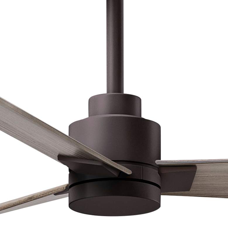 Image 2 42" Matthews Alessandra Wet Rated Bronze Ash Ceiling Fan with Remote more views