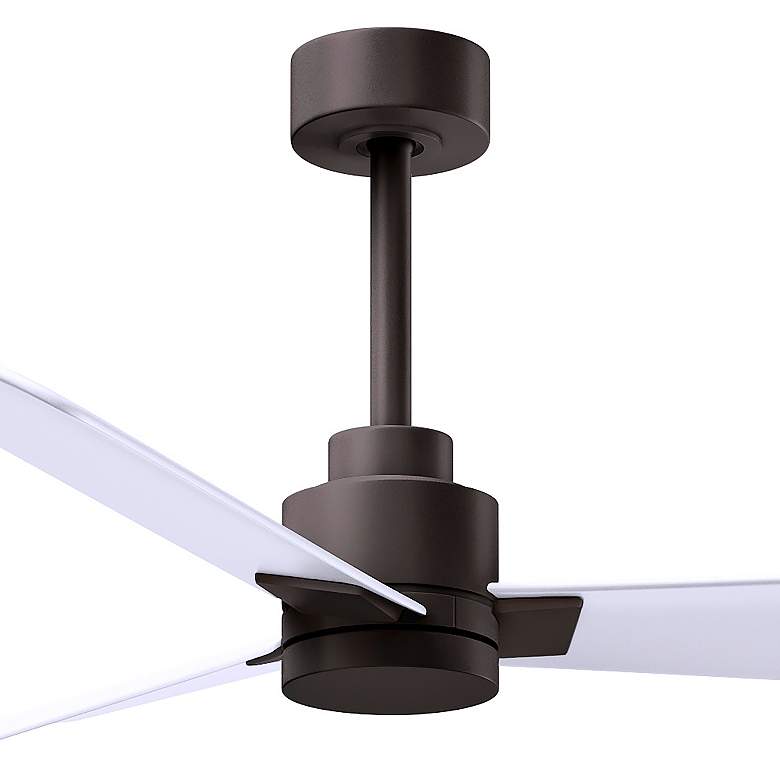 Image 3 42" Matthews Alessandra Wet Rated Bronze White Ceiling Fan with Remote more views