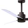 4_42" Matthews Alessandra Wet Rated Bronze White Ceiling Fan with Remote more views
